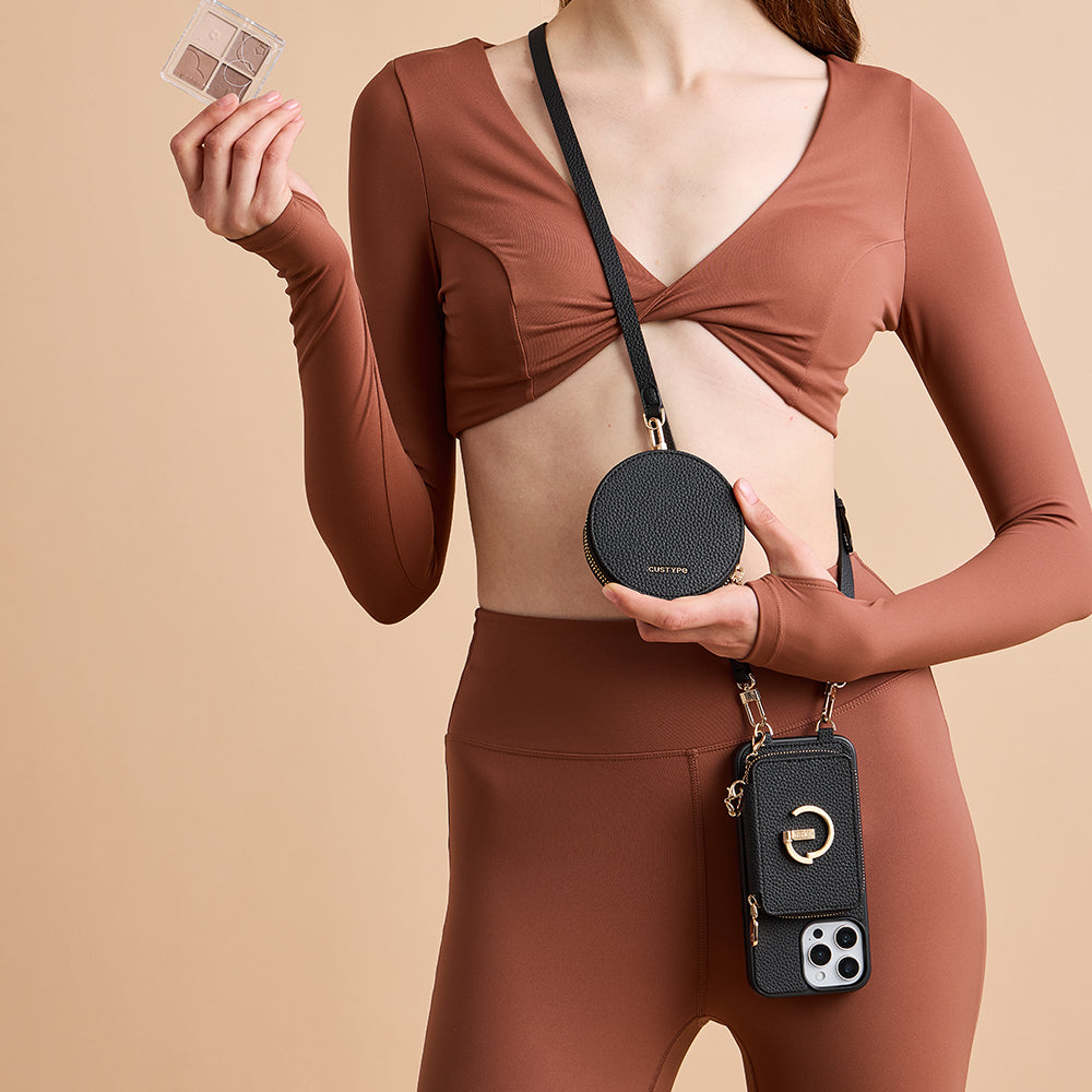 Custype iPhone 14 Magsafe Cases with Card Holder and Strap