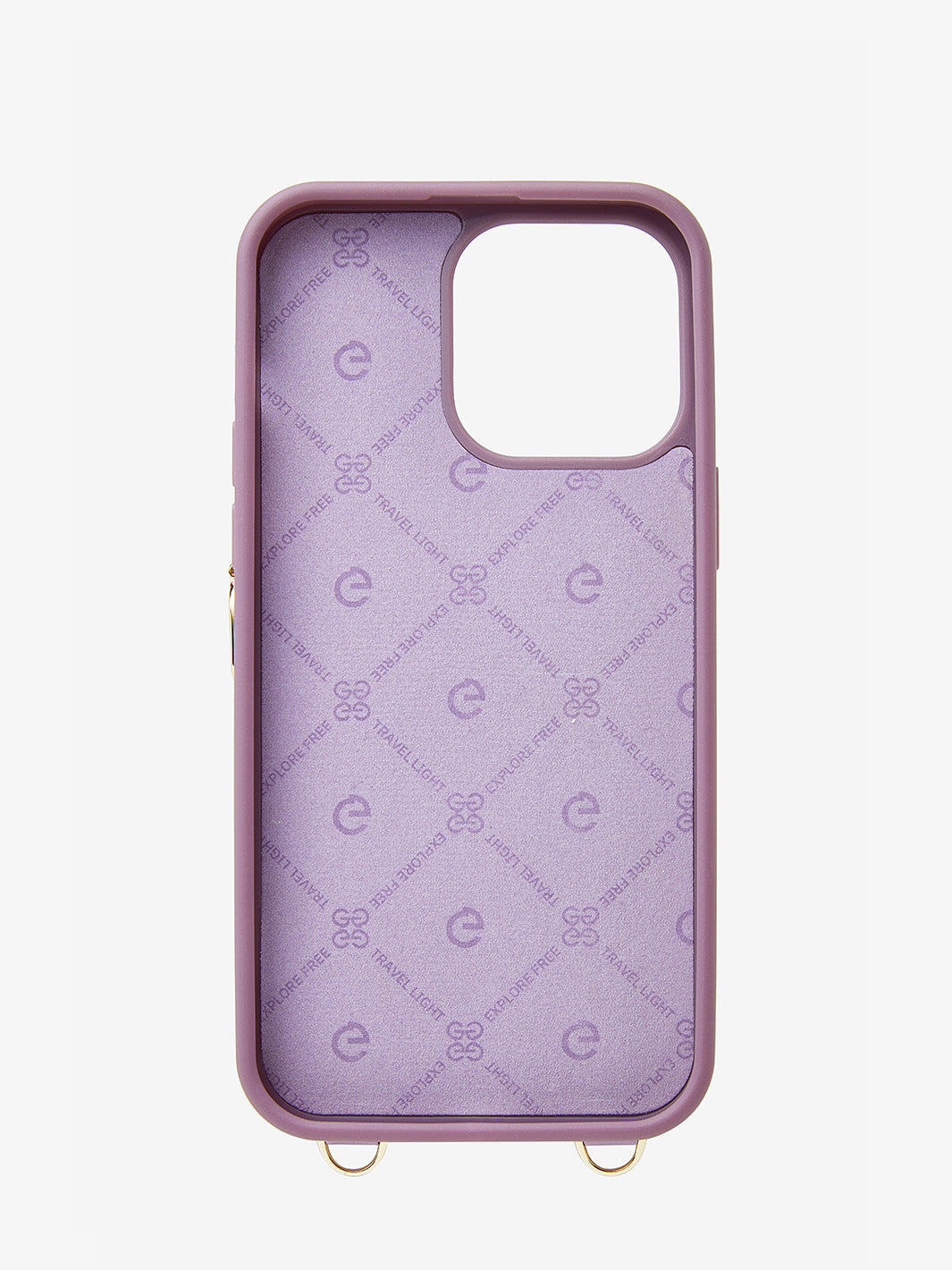 It's Me- Lychee Phone Case Round Pouch Set in Purple