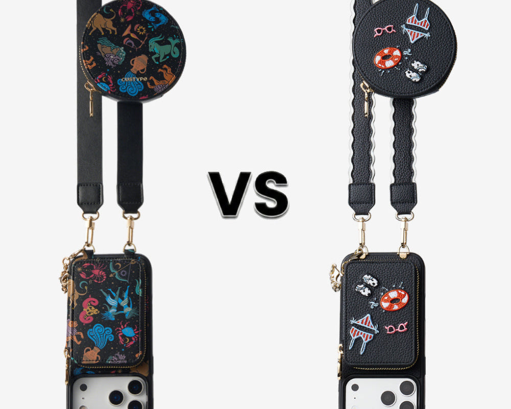 Print vs Embroidery Phone Case