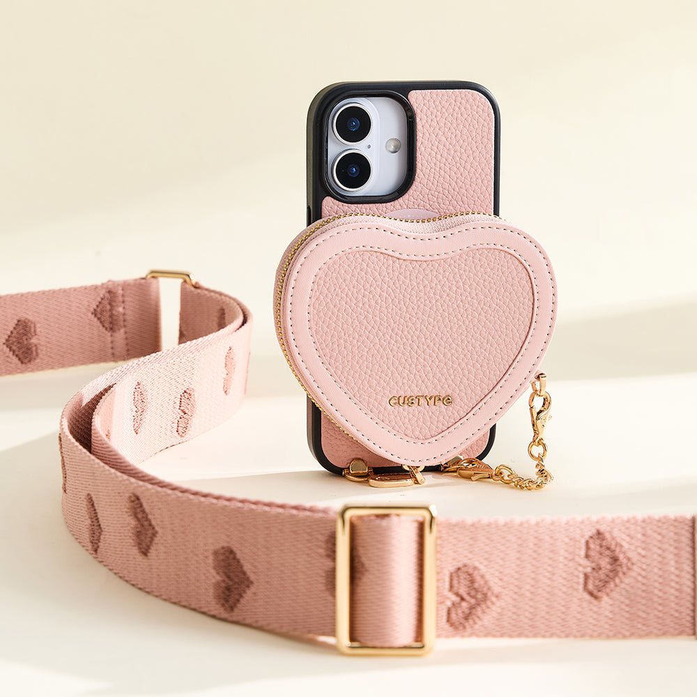 Custype iPhone 18 Pro crossbody wallet case with card holder and MagSafe compatibility