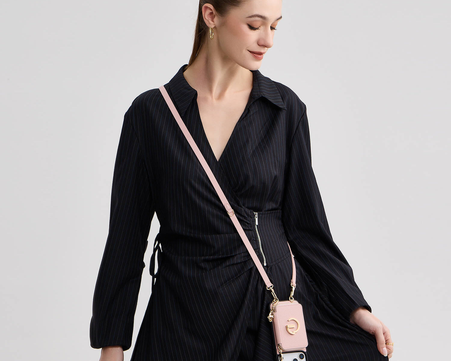 Crossbody Phone Case with Card Holder for Creators Filming on the Move