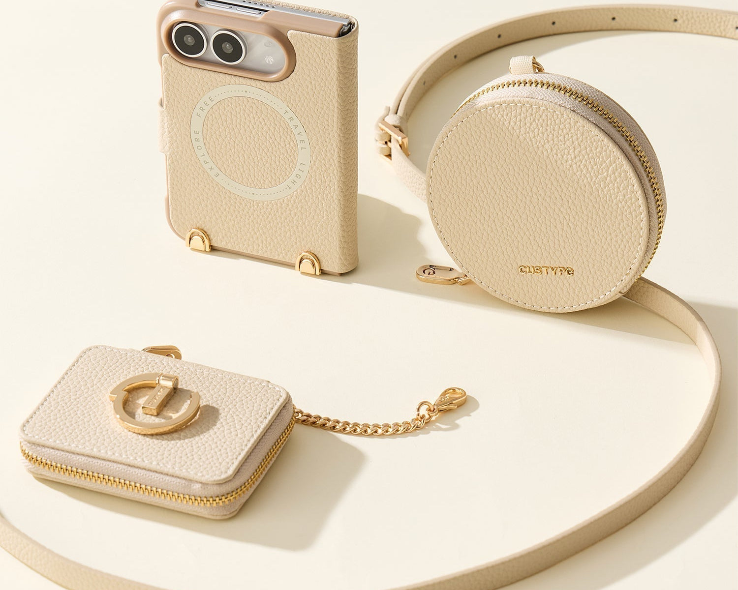 iPhone duo MagSafe case with crossbody strap