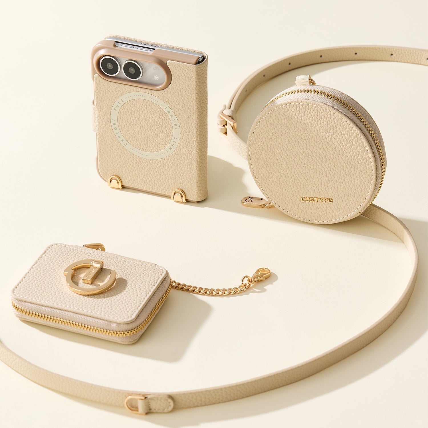 iPhone duo MagSafe case with crossbody strap
