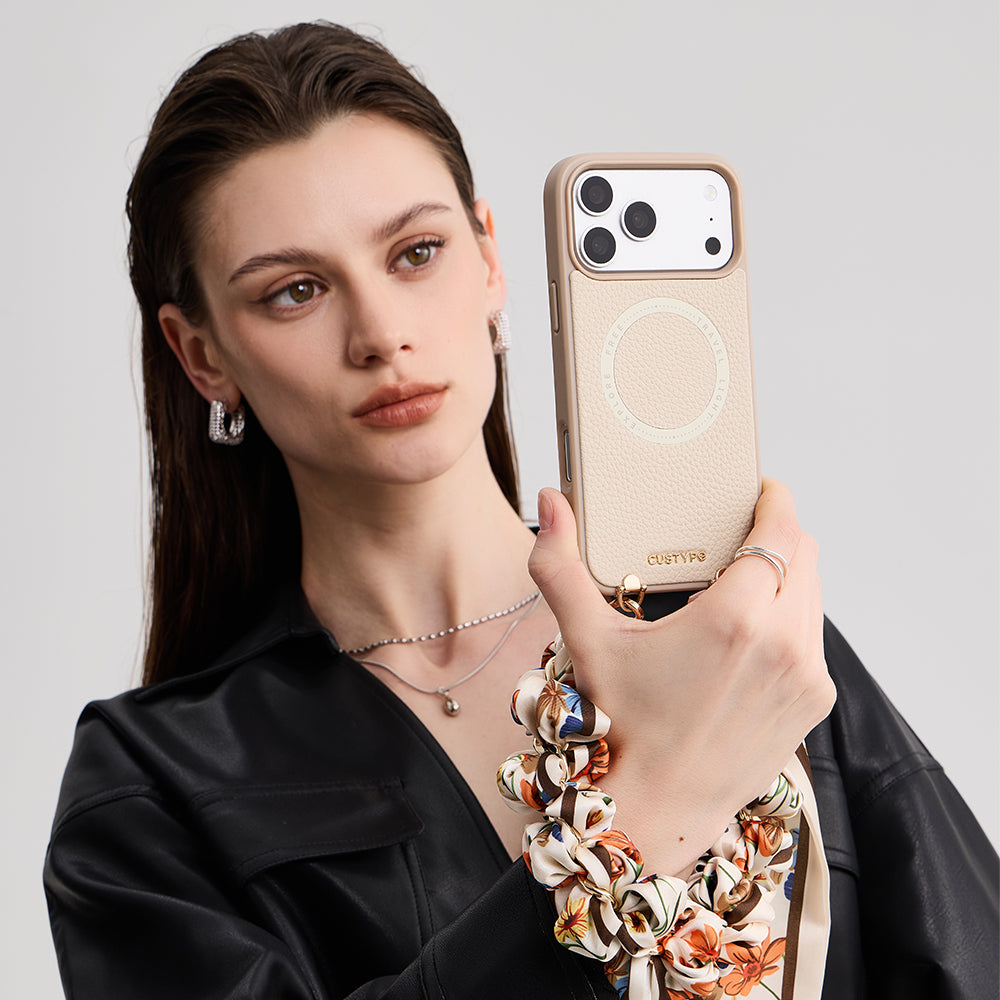 crossbody phone case with wrist strap