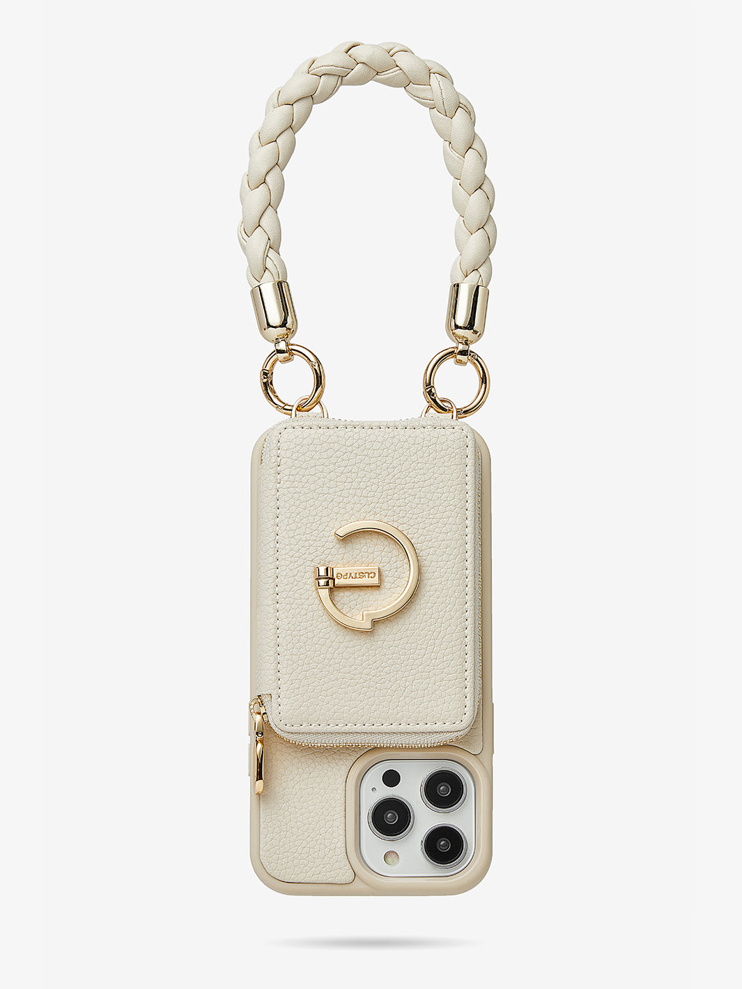Gucci Ophidia Airpod Case With Chain in Natural