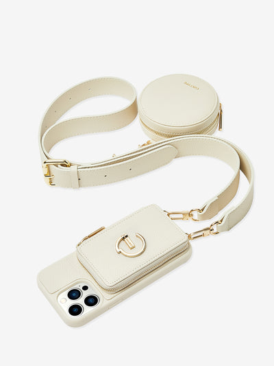 Elegant Kit- E Stand Phone Case Round Pouch Set