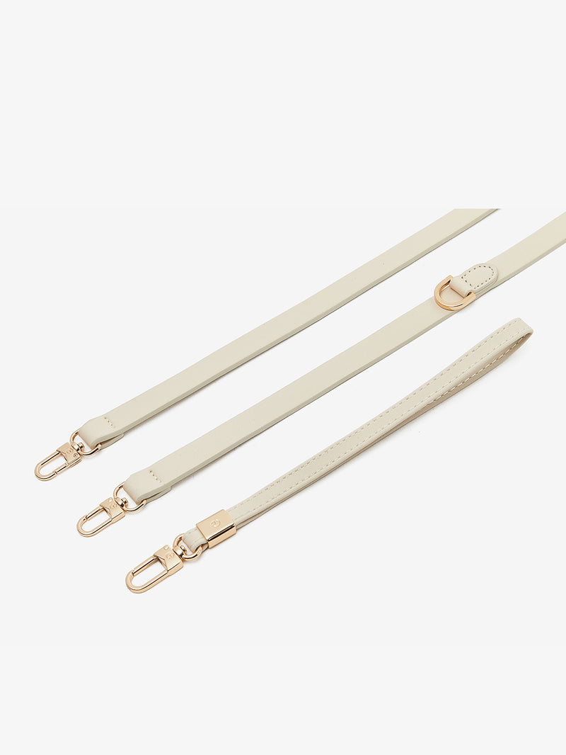 Custype wallet iPhone case with crossbody strap in beige