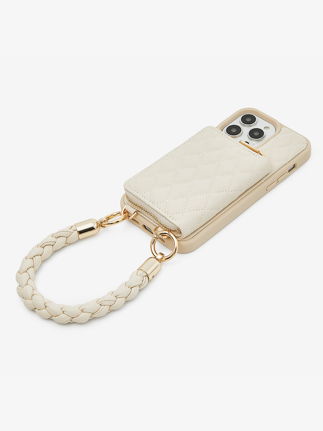 Custype iphone case with wristband wallet case with kickstand