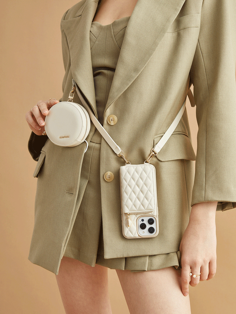 Custype Threadtrend - Argyle iPhone Wallet Case Set with