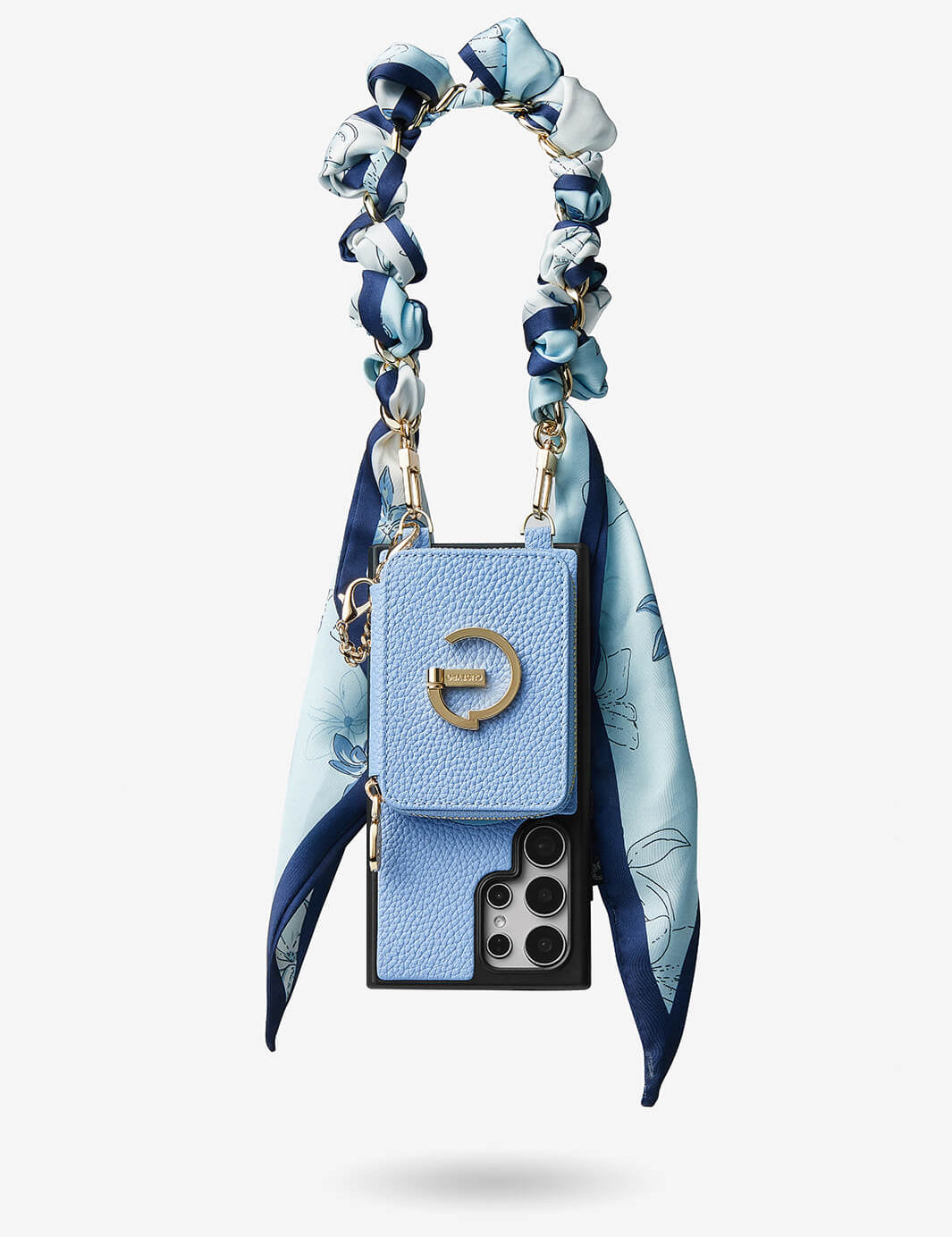 Silk Flair Set- Samsung Lychee Detachable Wristlet Wallet Phone Case with E-Stand-Mobile Phone Cases-WRISTBAND & PHONE POUCH-Peach Pink-Samsung S25 Ultra-Custype