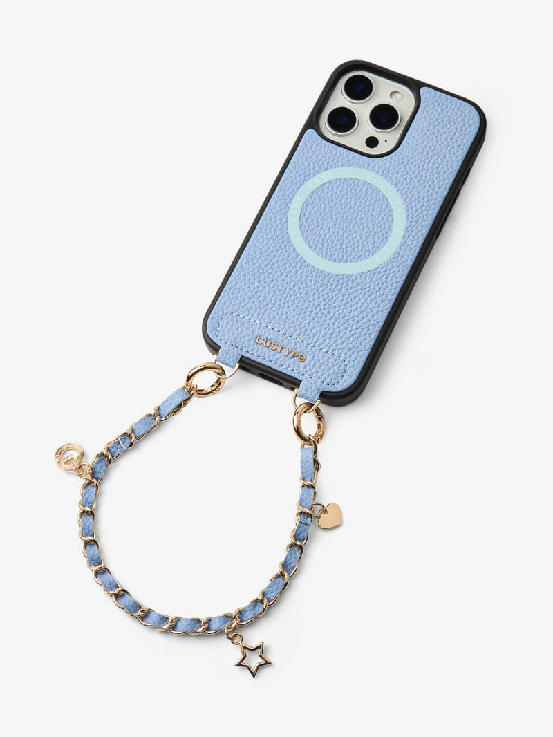 Minimal Style Kit- Magnetic Phone Case with Elegant Wristlet-Mobile Phone Cases-WRISTBAND & PHONE POUCH-Custype