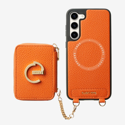 Original Design Set- Samsung Galaxy Wireless Charging Phone Case With Detachable Wallet