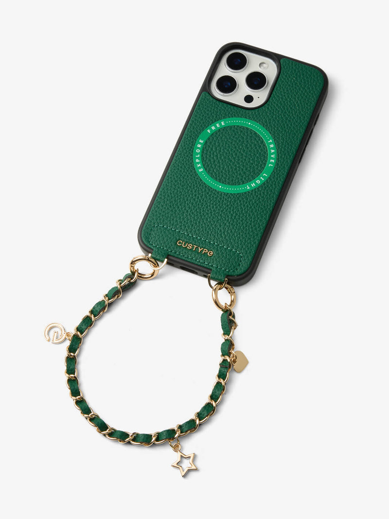 Minimal Style Kit- Magnetic Phone Case with Elegant Wristlet-Mobile Phone Cases-WRISTBAND & PHONE POUCH-Custype