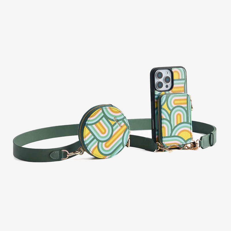 designer iphone crossbody strap
