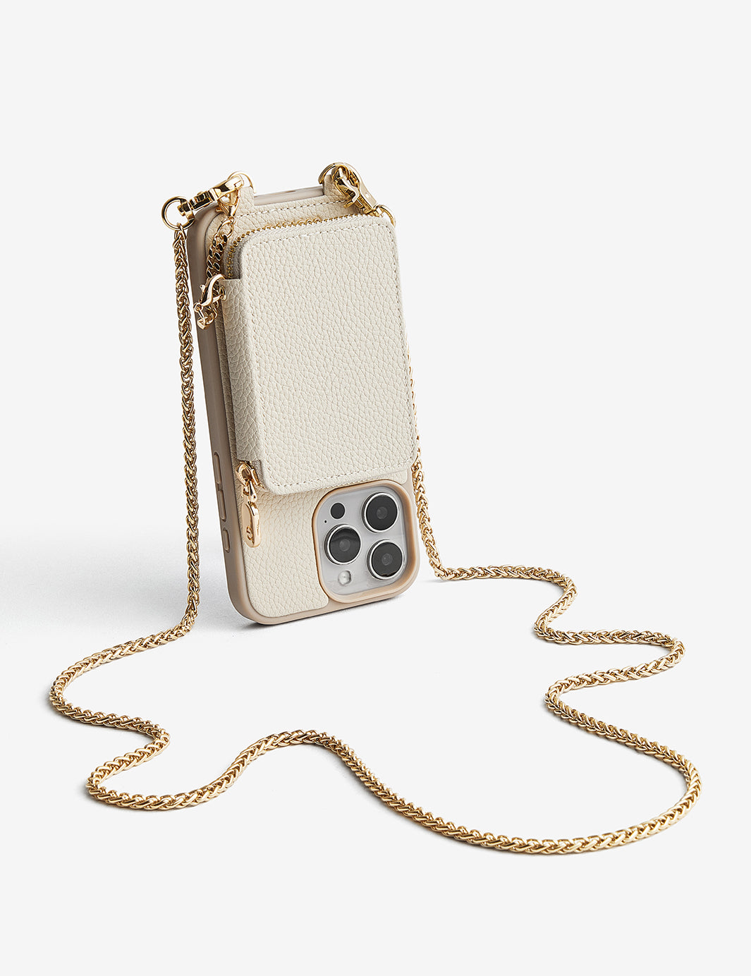 Slim Metal Chain- Removable Magnetic Phone Purse Case with Shoulder Strap-Mobile Phone Cases-DETACHABLE WALLET & PHONE POUCH-Blue-iPhone 16 Pro Max-Custype