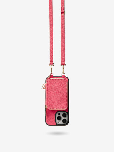 Unique Design Set- Detachable Wireless Charging Crossbody Wallet Phone Case Set