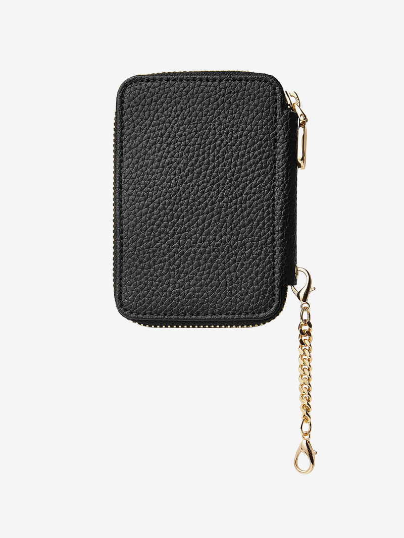 Black credit card holder for phone
