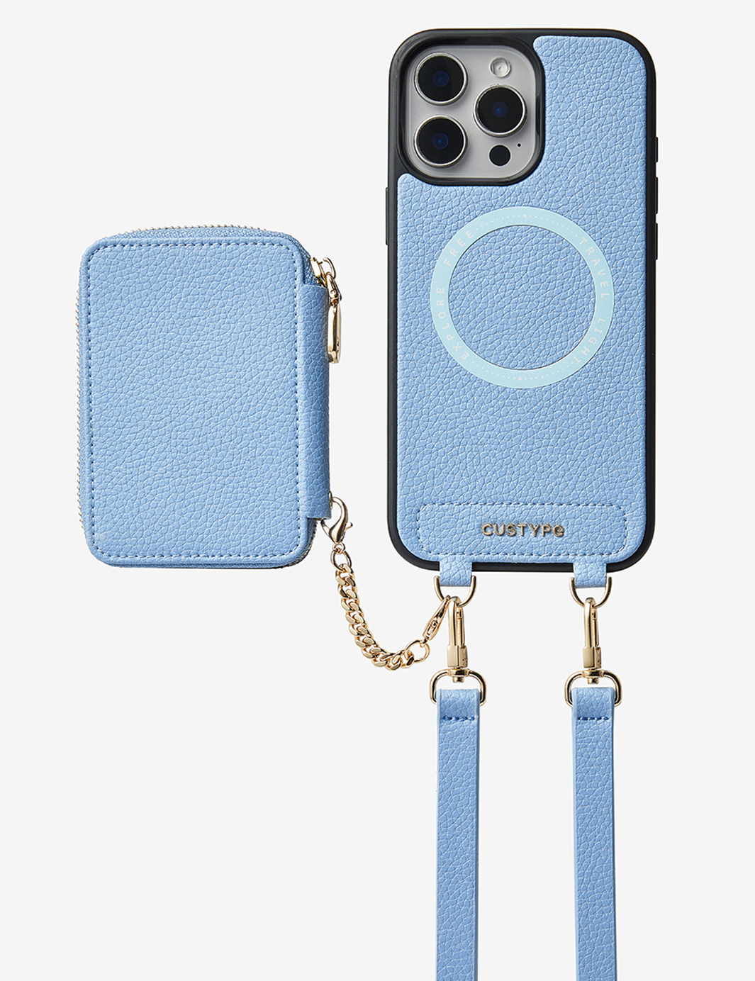 Custype iPhone 12 Pro ケース、カードホルダーとストラップ付き Custype iPhone 12 Pro ケース、カードホルダーとストラップ付き