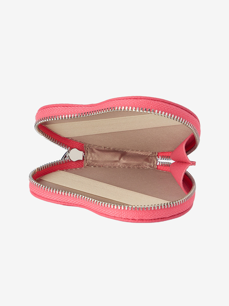 Silver Edge Kit- Detachable Heart Pouch-Mobile Phone Accessories-AIRPODS & LIPSTICK POUCH-Peach Pink-Custype