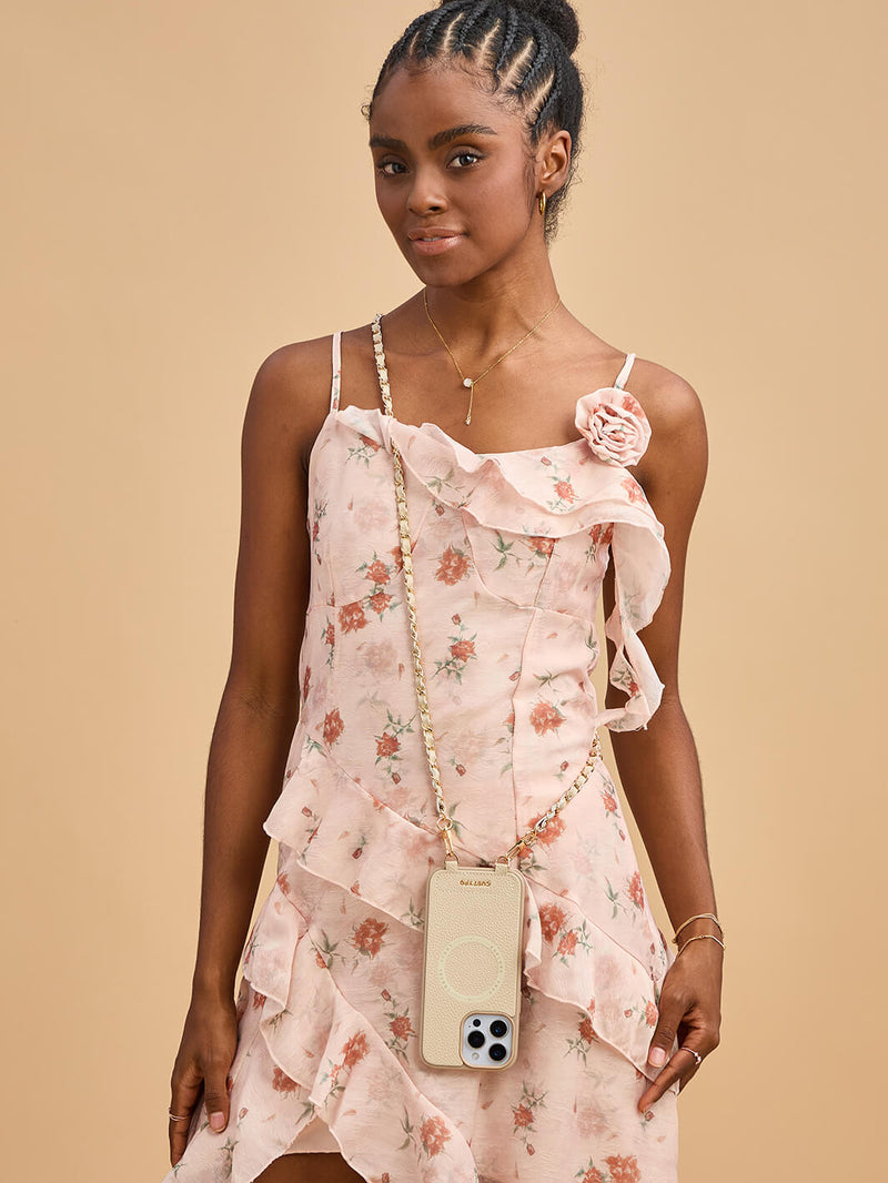 Sleek Design Kit- Phone Case with Magsafe & Elegant Strap-Mobile Phone Cases-DETACHABLE WALLET & WIRELESS CHARGING-Custype