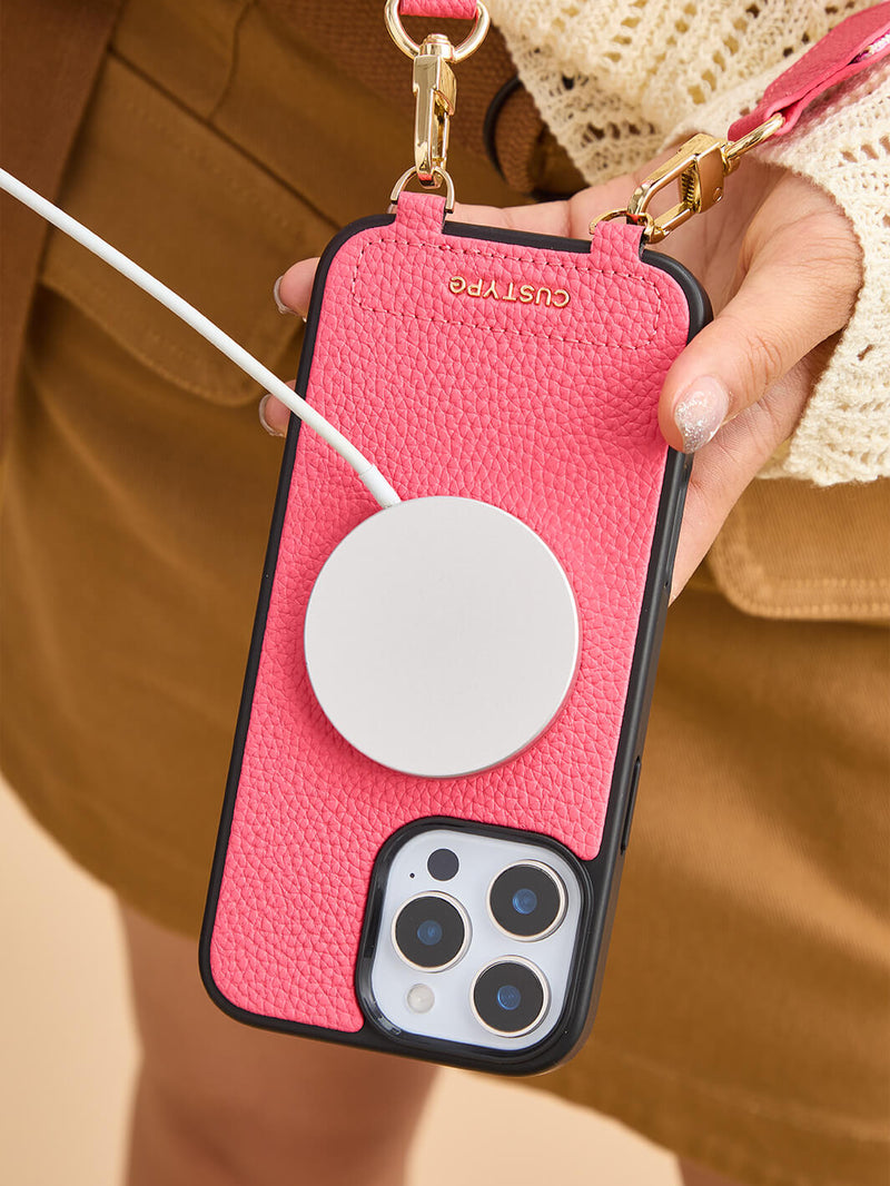 Sleek Design Kit- Webbing Crossbody Magnetic Phone Case-Mobile Phone Cases-DETACHABLE WALLET & ROUND POUCH-Custype