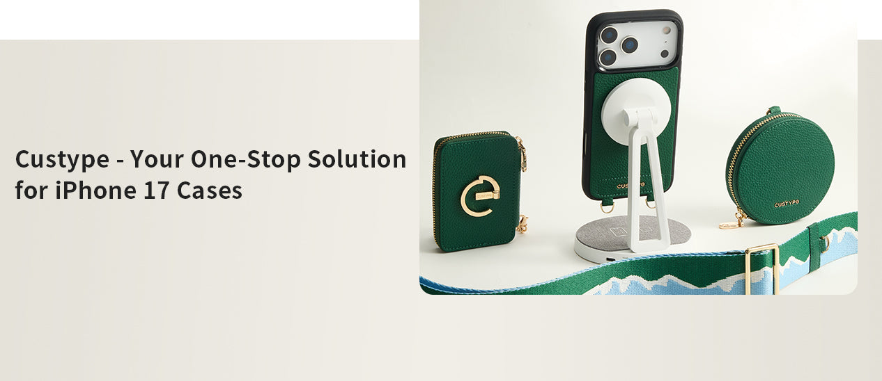 Custype iPhone 17 スマホケース クロスボディストラップ