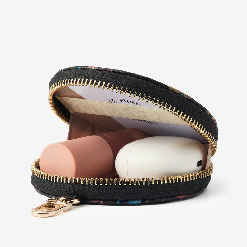 designer circle pouch
