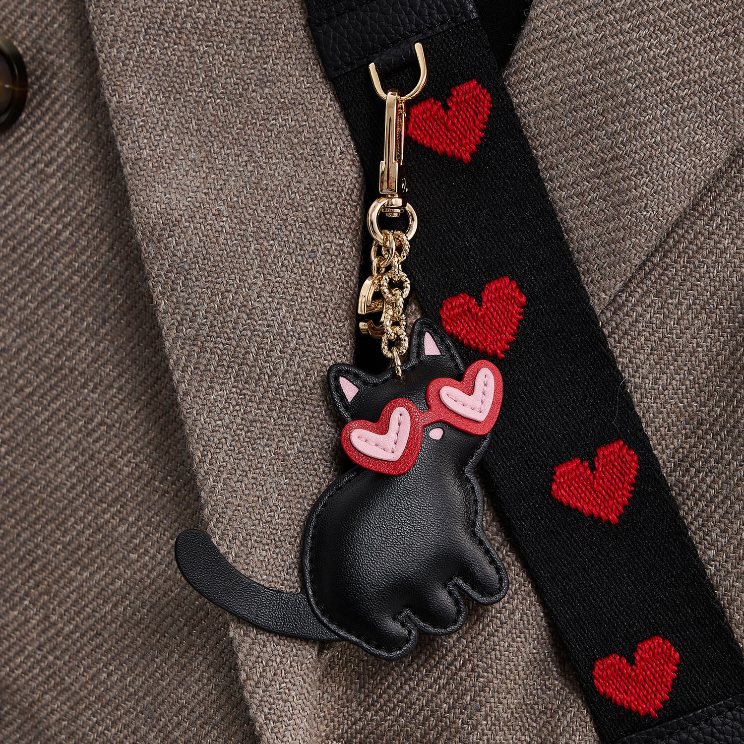 Phone case with charms