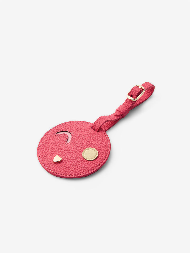 Personalized Luggage Tag-Mobile Phone Accessories-METAL HOOK & MICROFIBER LEATHER-Black-Custype