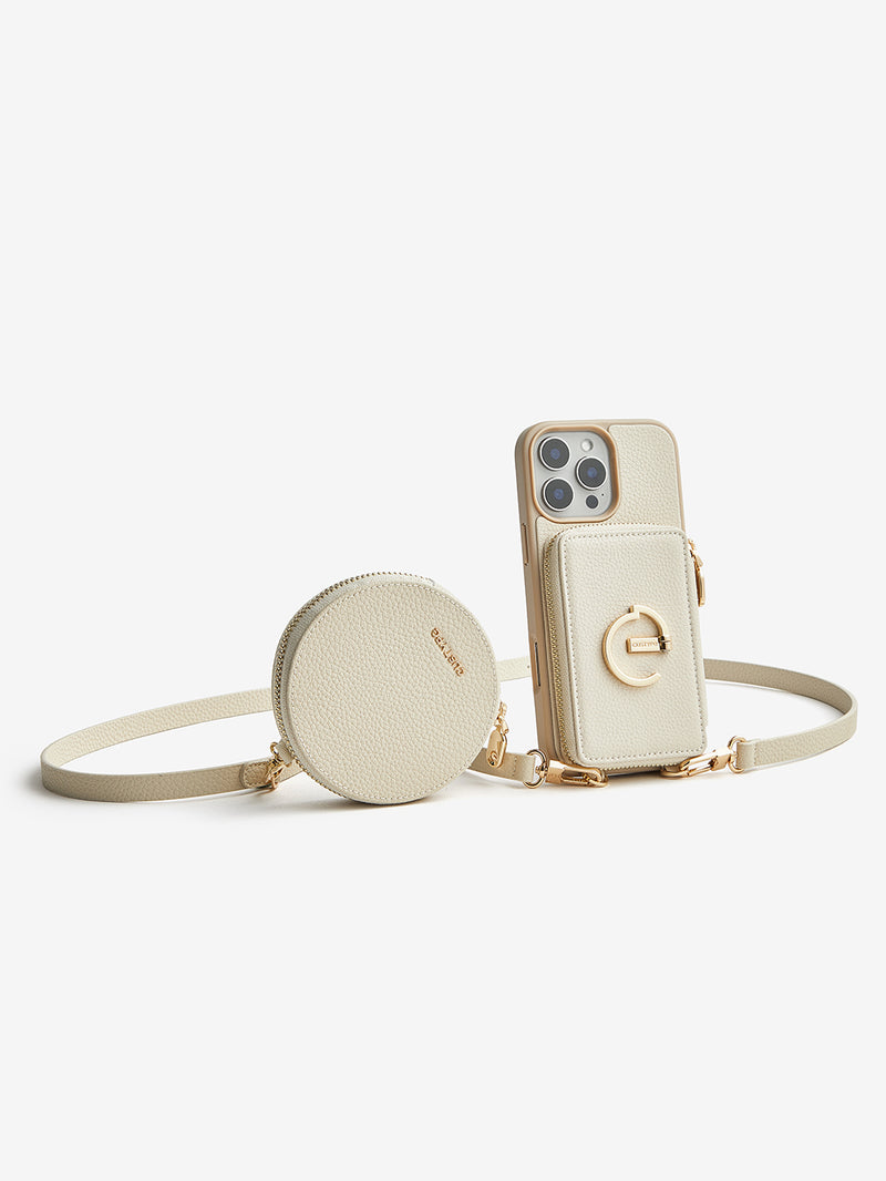 It's Me- Lychee Phone Case Round Pouch Set-Mobile Phone Cases-Custype