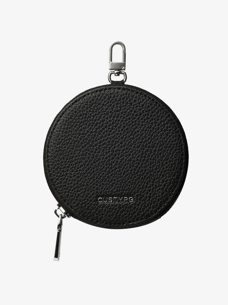 Silver Edge Kit- Universal Phone Accessories Round Pouch-Mobile Phone Accessories-AIRPODS & LIPSTICK POUCH-Green-Custype