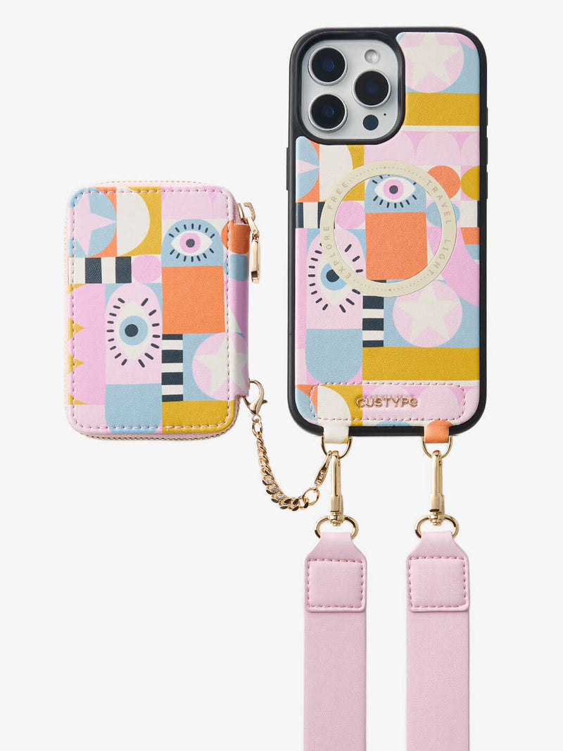designer iphone case with wrist strap
