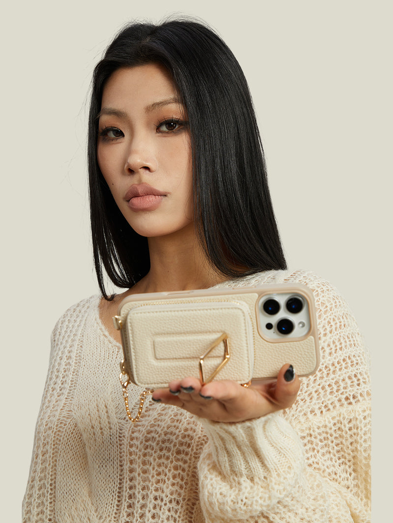 luxury iphone case phone case with wallet on back iPhone 16 Pro Max