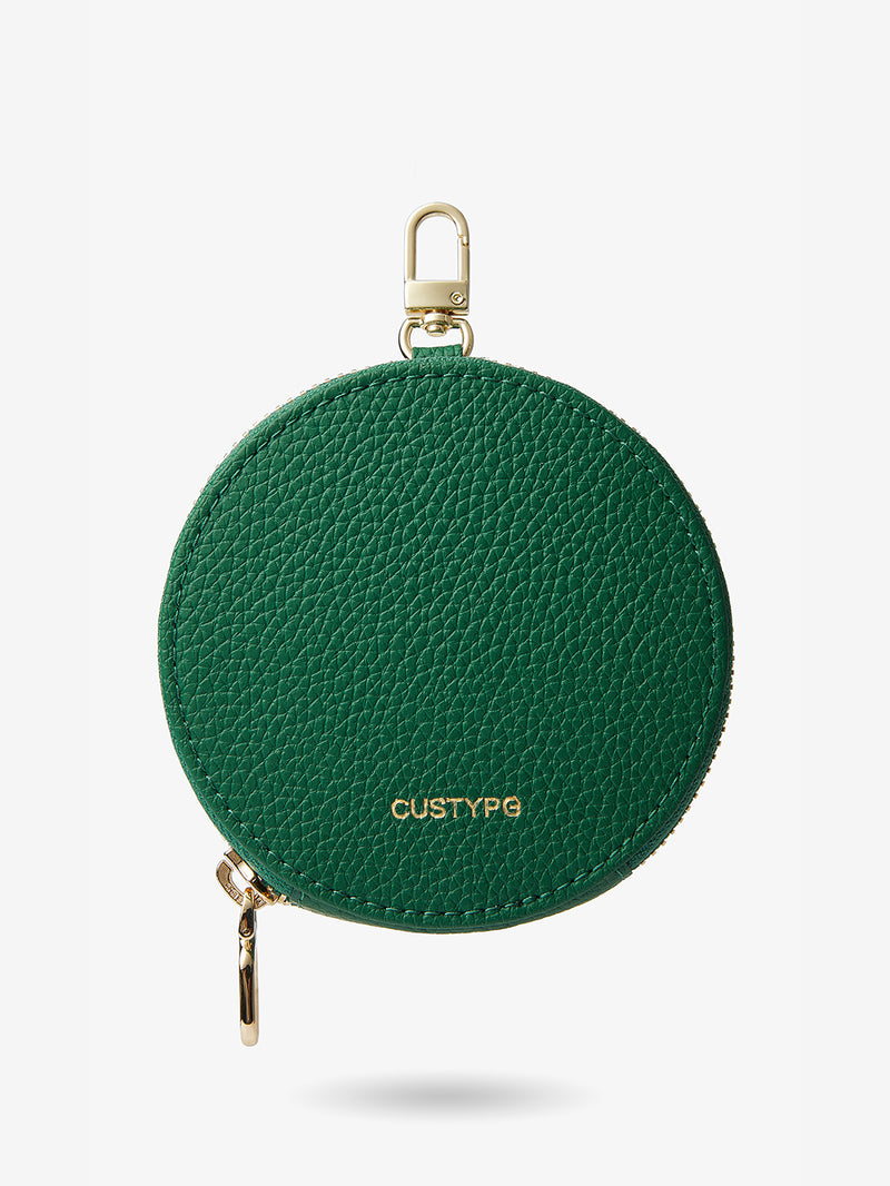 round pouch coin purse Green
