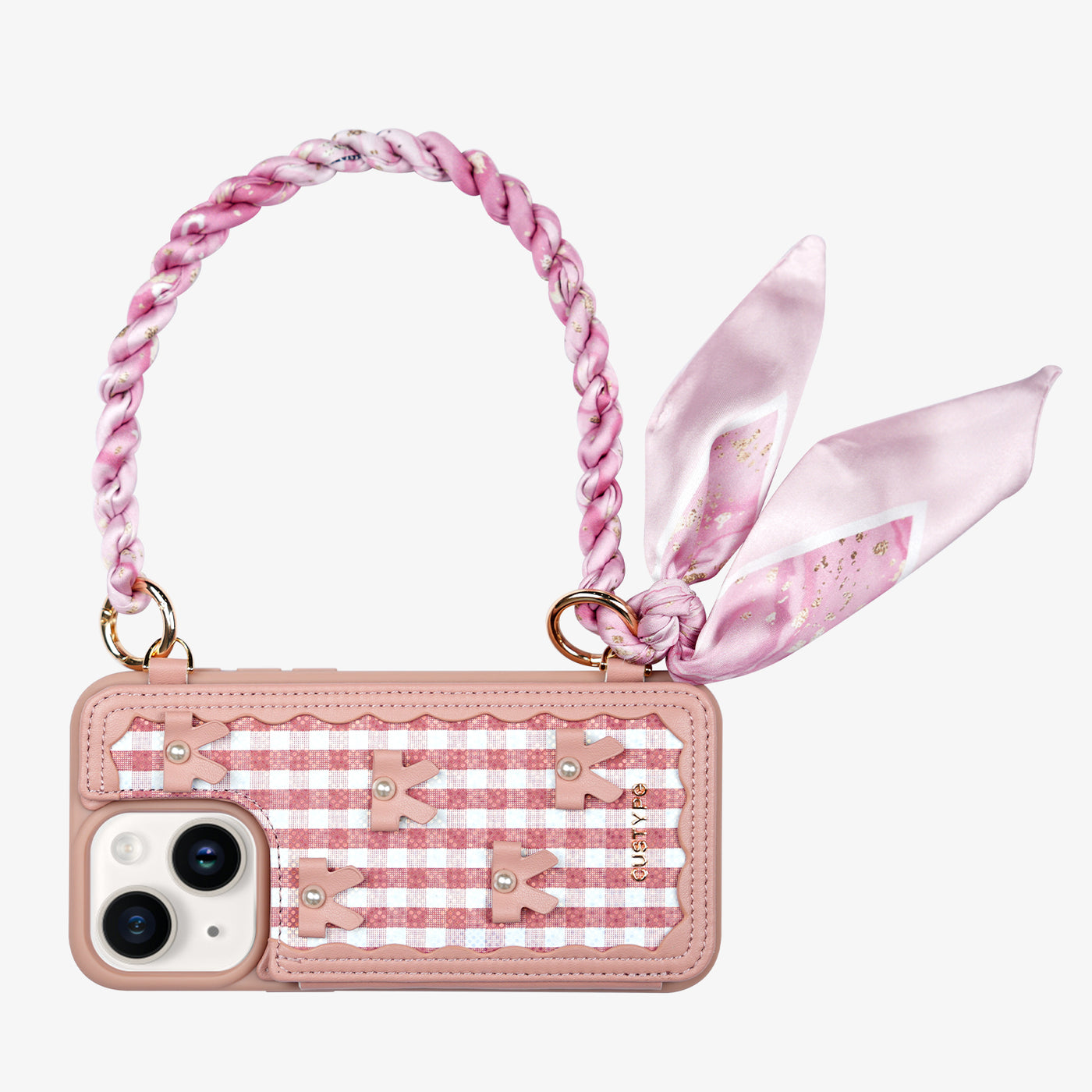Custype Phone Case Pink Handmade Crafts