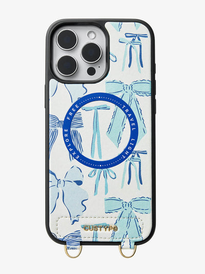 Print Style Trend- Luxury Lanyard Phone Case with Magsafe Wallet & Circle Pouch