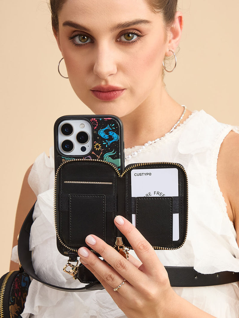 unique designer crossbody phone case 