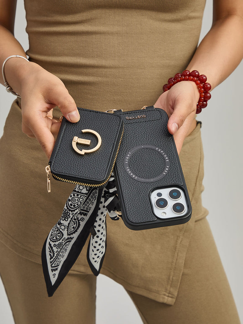 phone case with magnetic wallet
