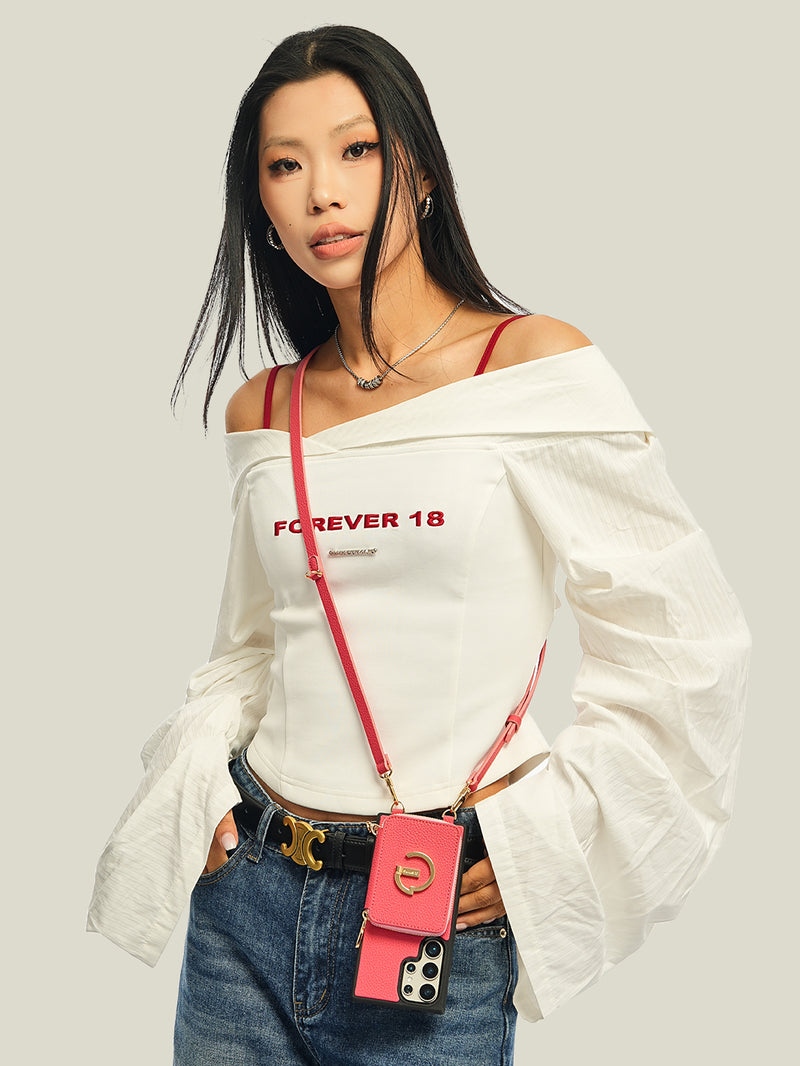 Original Design Set- Samsung Galaxy Detachable Wireless Charging Crossbody Wallet Phone Case Set-Mobile Phone Cases-Custype