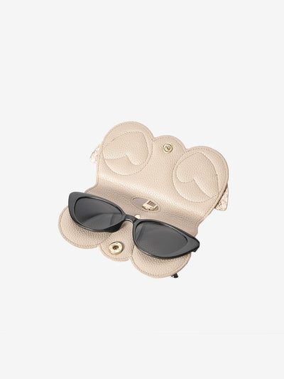 sunglass case-beige