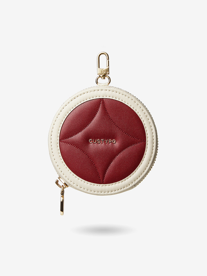 Embroidery Craft Set- Detachable Wireless Charging Crossbody Wallet Phone Case Round Pouch Set-Mobile Phone Cases-DETACHABLE WALLET & ROUND POUCH-Custype