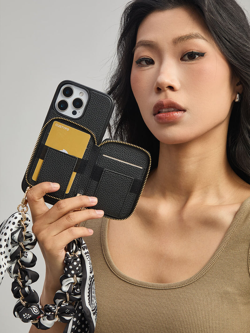 phone case with magnetic wallet
