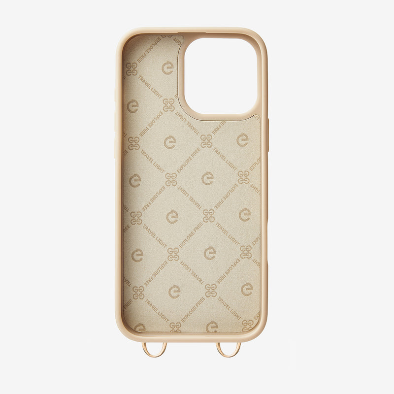 Beige Mobile phone back cover
