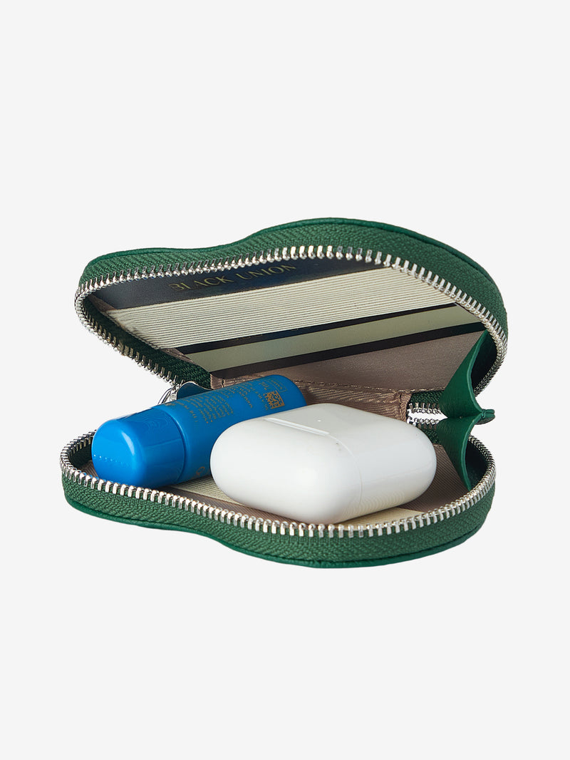 Silver Edge Kit- Detachable Heart Pouch-Mobile Phone Accessories-AIRPODS & LIPSTICK POUCH-Peach Pink-Custype