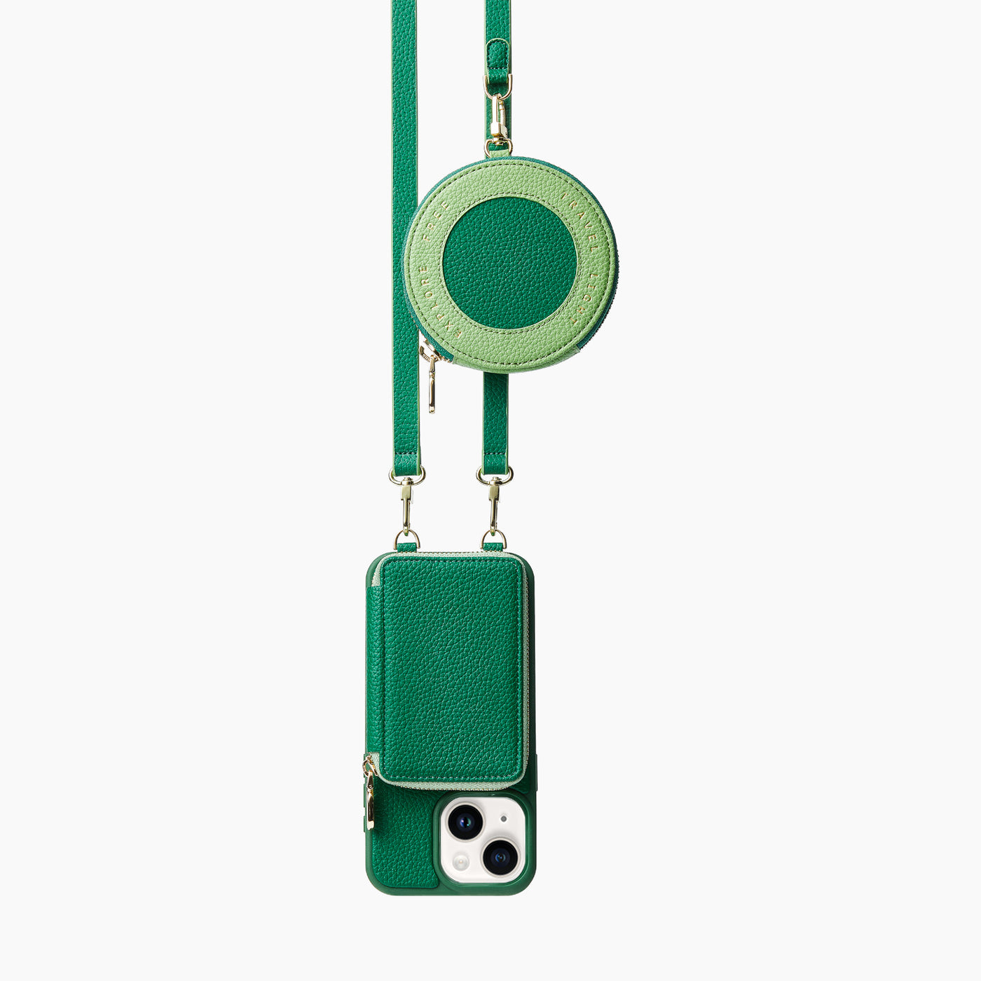 crossbody phone case-green