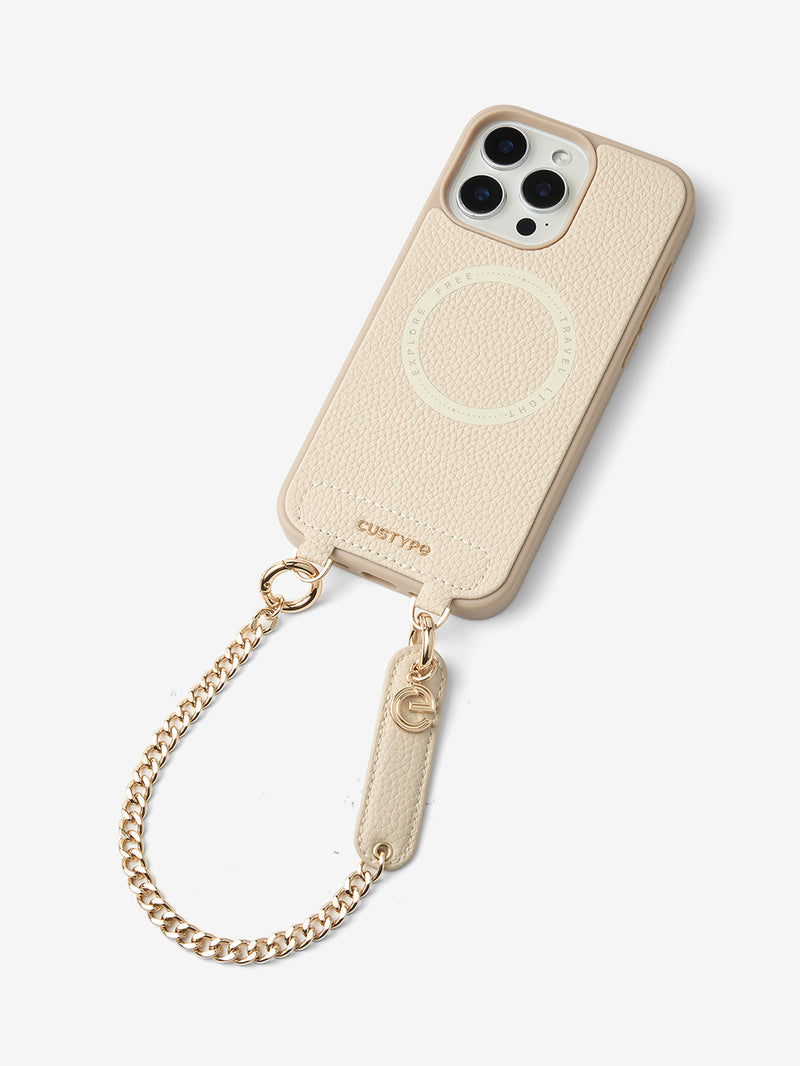 Minimal Style Kit- Personalised Wristlet Magnetic iPhone Case-Mobile Phone Cases-WRISTBAND & PHONE POUCH-Black-iPhone 16 Pro Max-Custype