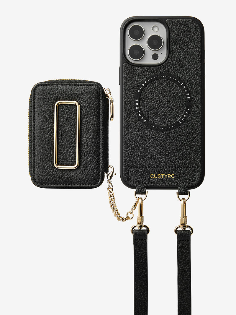 cell phone purse case with shoulder strap
