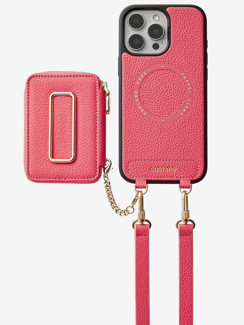 cell phone purse case with shoulder strap
