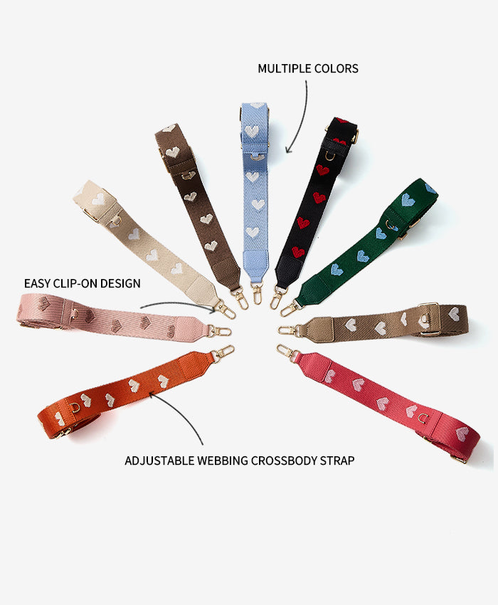 Adjustable Wide Crossbody Strap Features