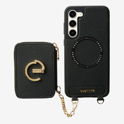 Original Design Set- Samsung Galaxy Wireless Charging Phone Case With Detachable Wallet